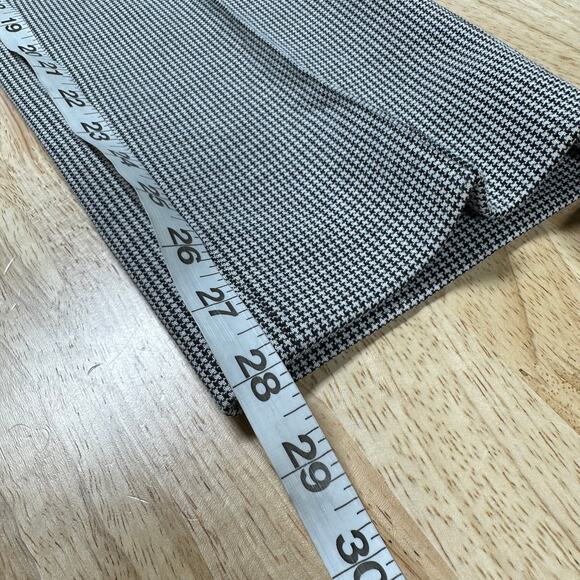 Akris Punto NWT Franca Houndstooth Cropped Trousers Black Cream Pants Size 6 - Picture 11 of 11